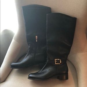 Never worn Banana Republic Black Leather Boots